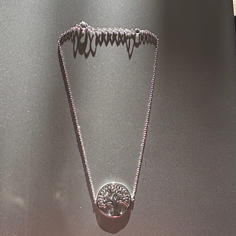 Silver Tree of Life Ankle Bracelet